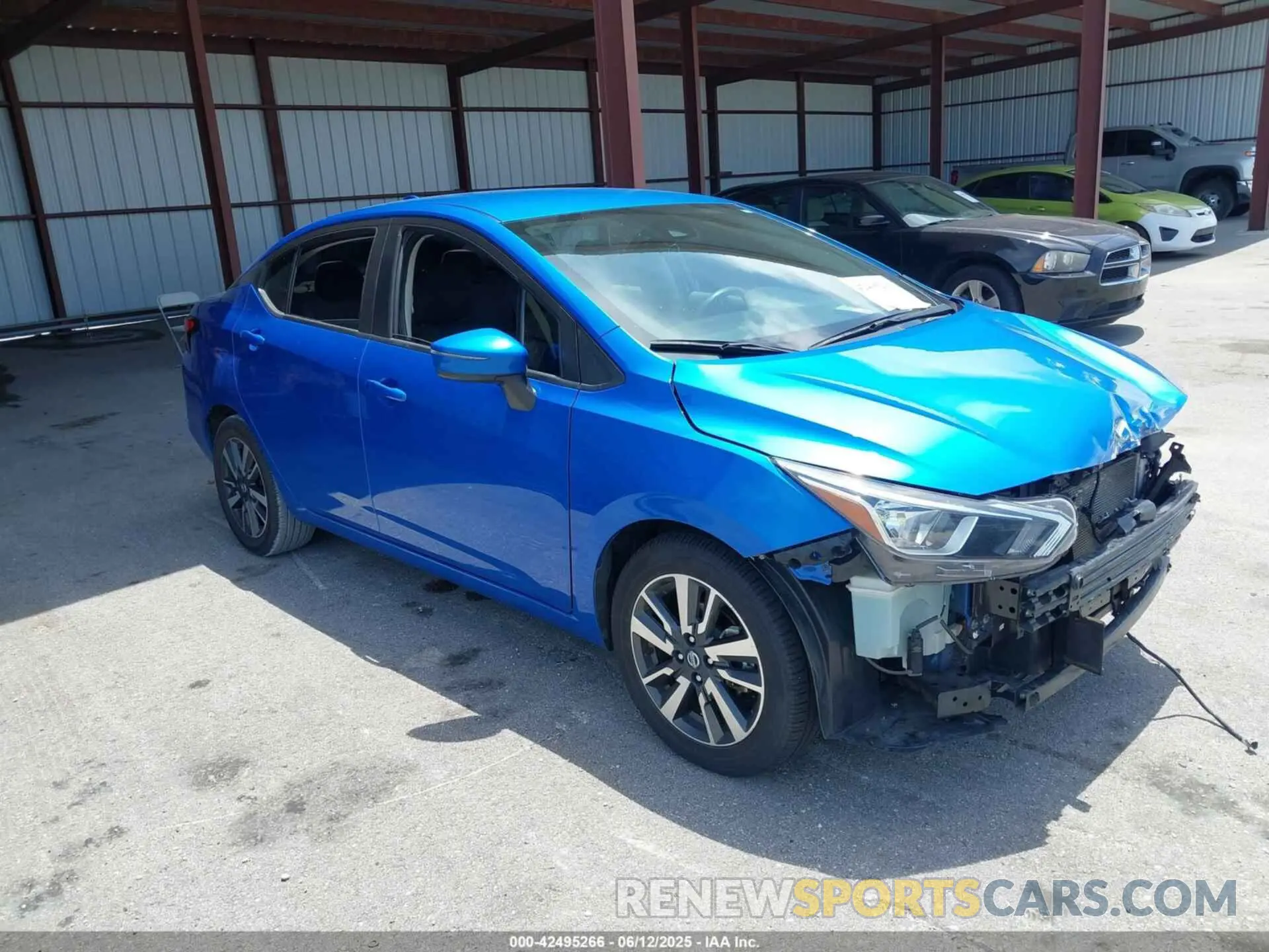 1 Photograph of a damaged car 3N1CN8EV3ML836592 NISSAN VERSA 2021