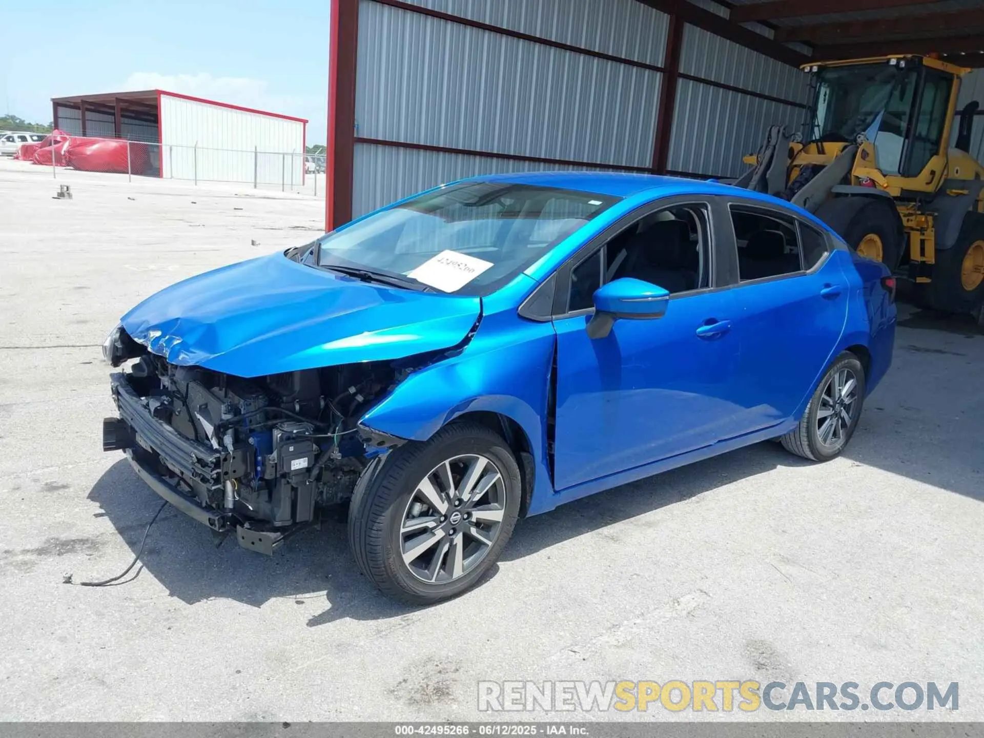 2 Photograph of a damaged car 3N1CN8EV3ML836592 NISSAN VERSA 2021