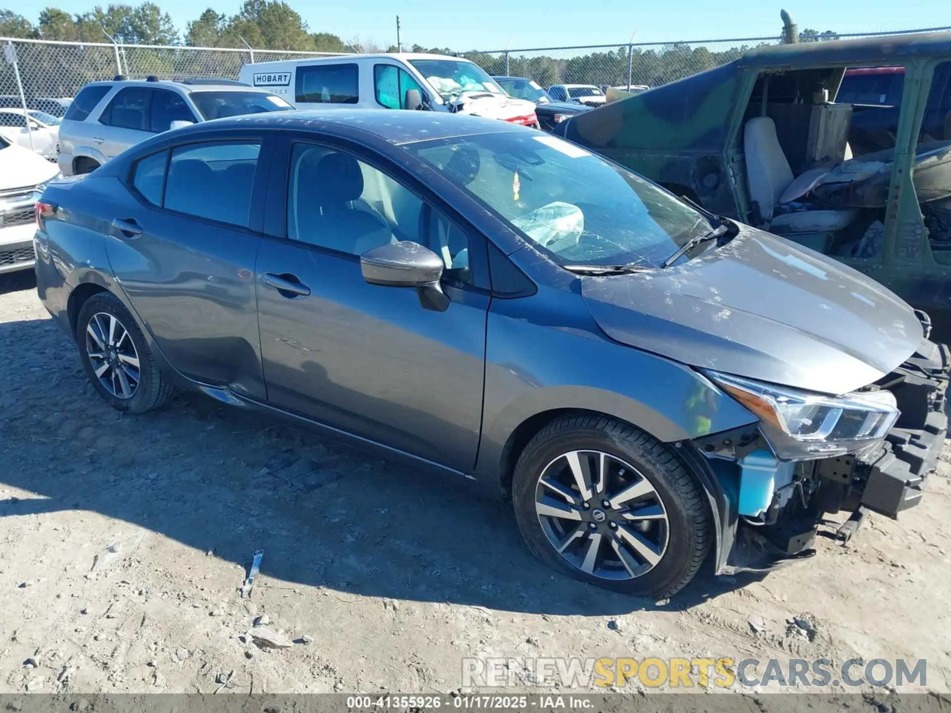 1 Photograph of a damaged car 3N1CN8EV3ML841162 NISSAN VERSA 2021