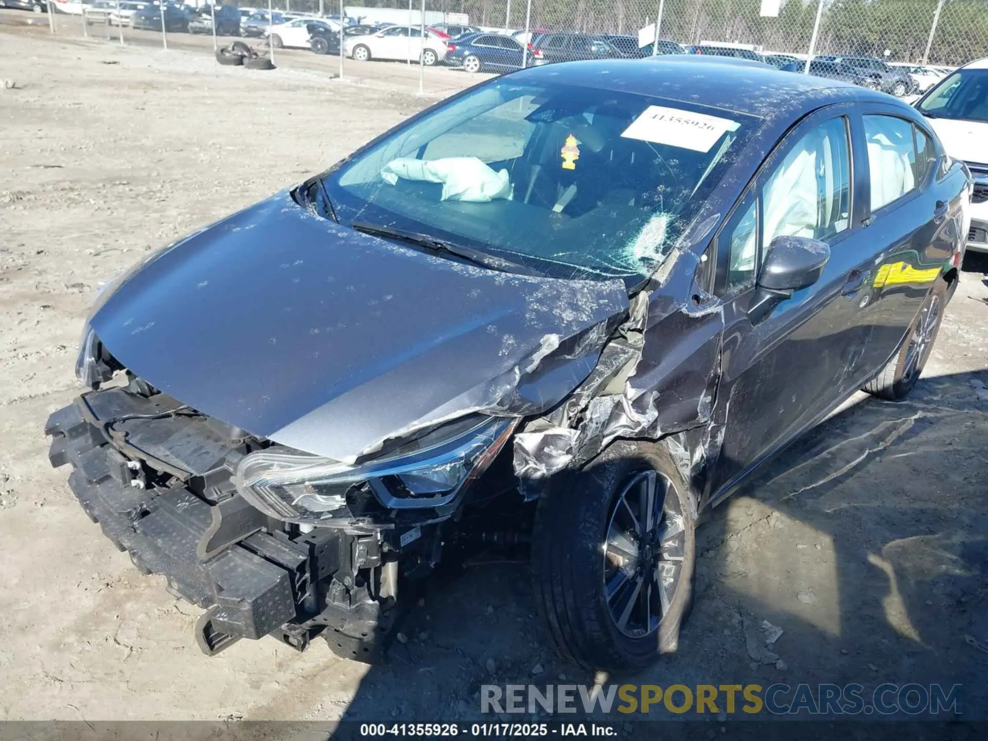 2 Photograph of a damaged car 3N1CN8EV3ML841162 NISSAN VERSA 2021