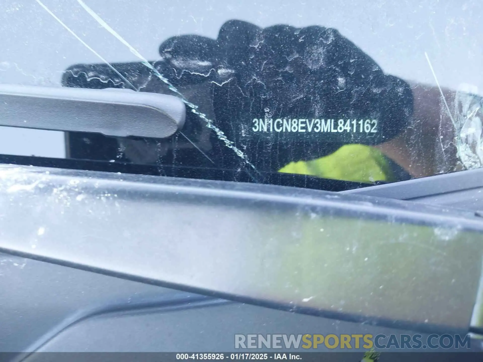 9 Photograph of a damaged car 3N1CN8EV3ML841162 NISSAN VERSA 2021