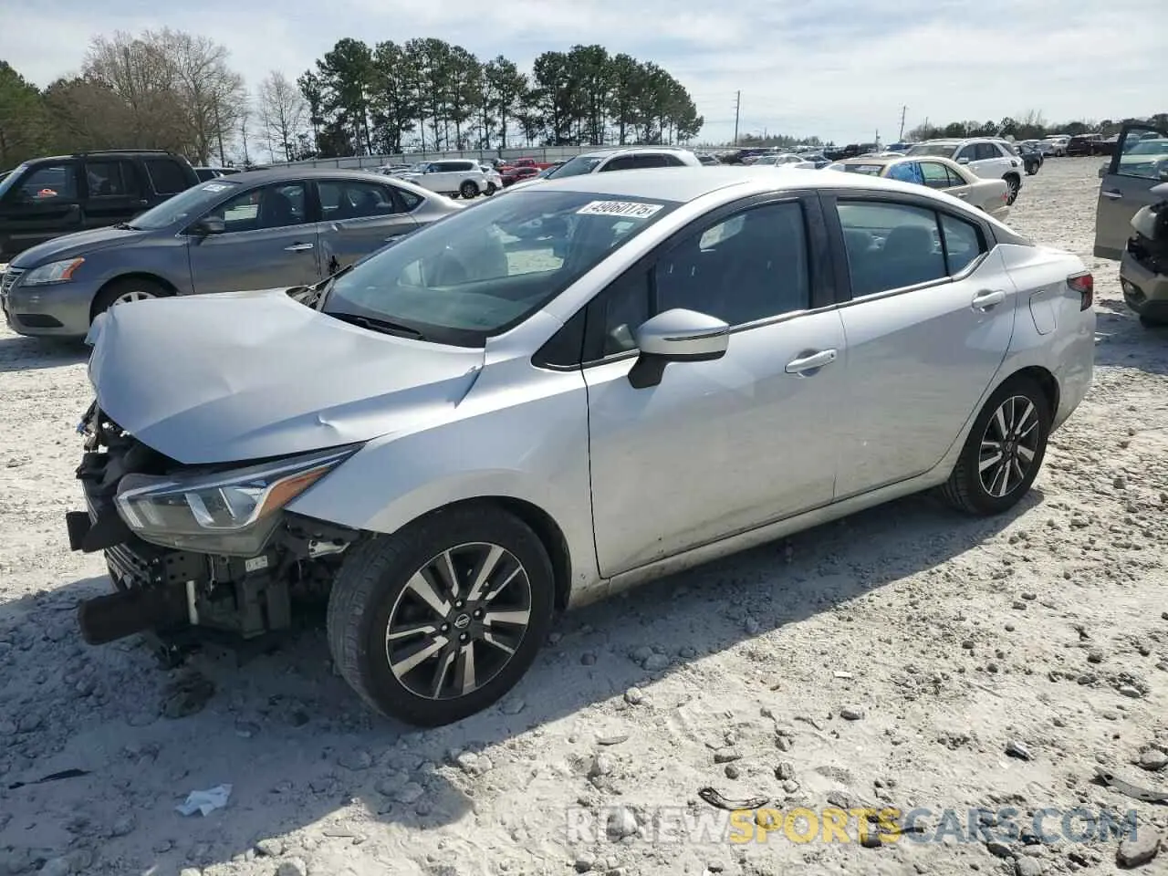 1 Photograph of a damaged car 3N1CN8EV3ML847530 NISSAN VERSA 2021