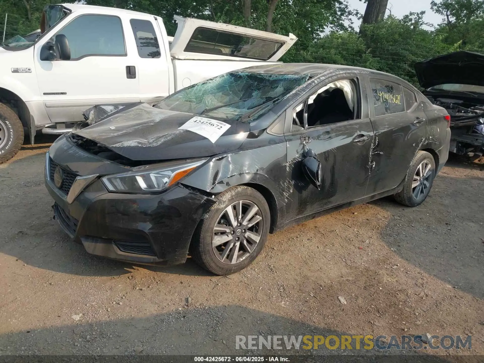 2 Photograph of a damaged car 3N1CN8EV3ML849634 NISSAN VERSA 2021