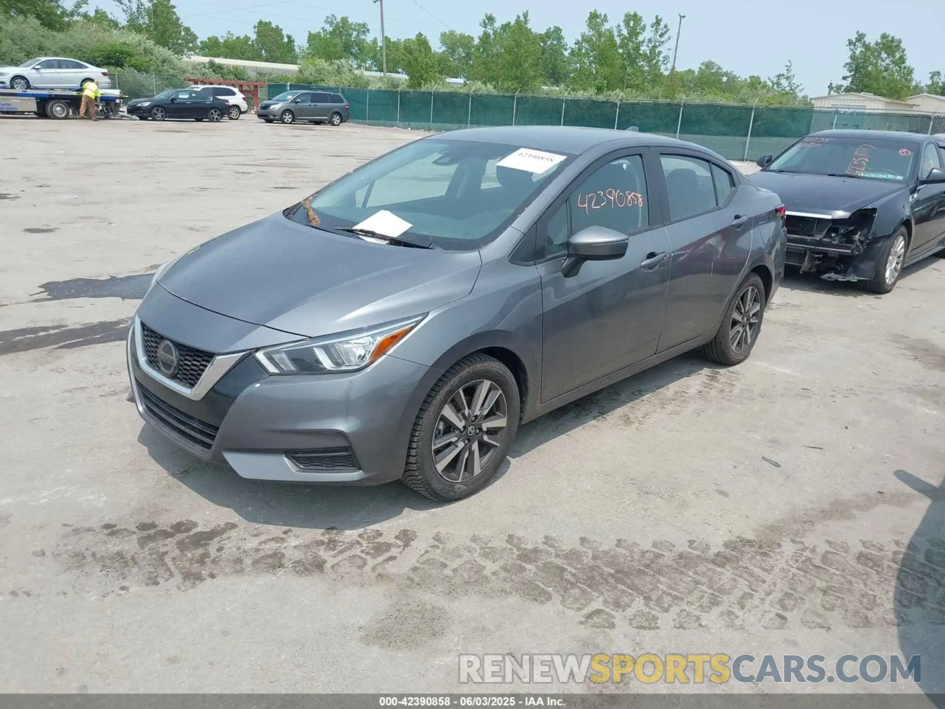 2 Photograph of a damaged car 3N1CN8EV3ML849701 NISSAN VERSA 2021