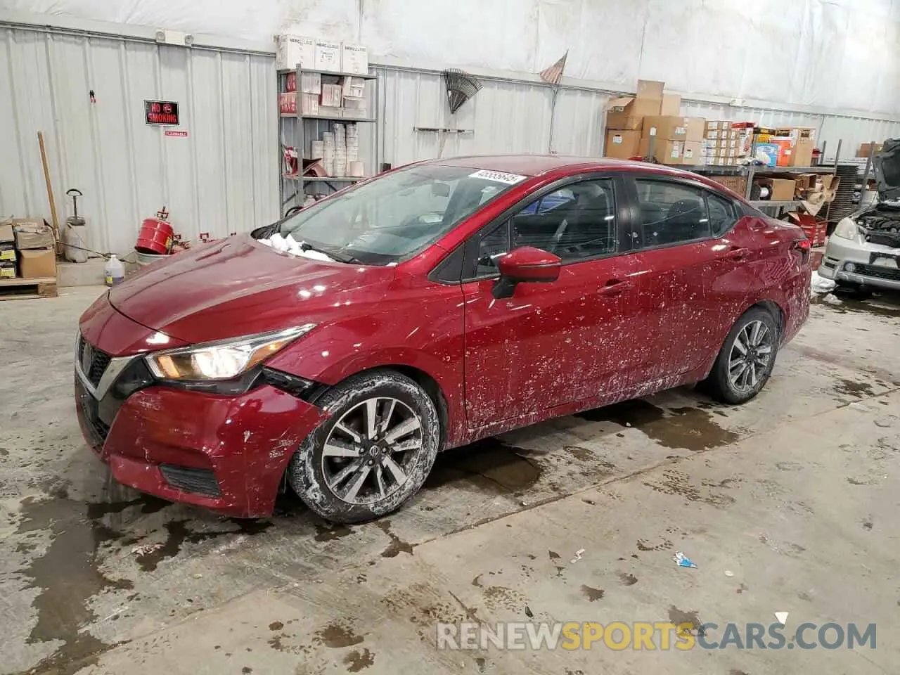 1 Photograph of a damaged car 3N1CN8EV3ML855756 NISSAN VERSA 2021