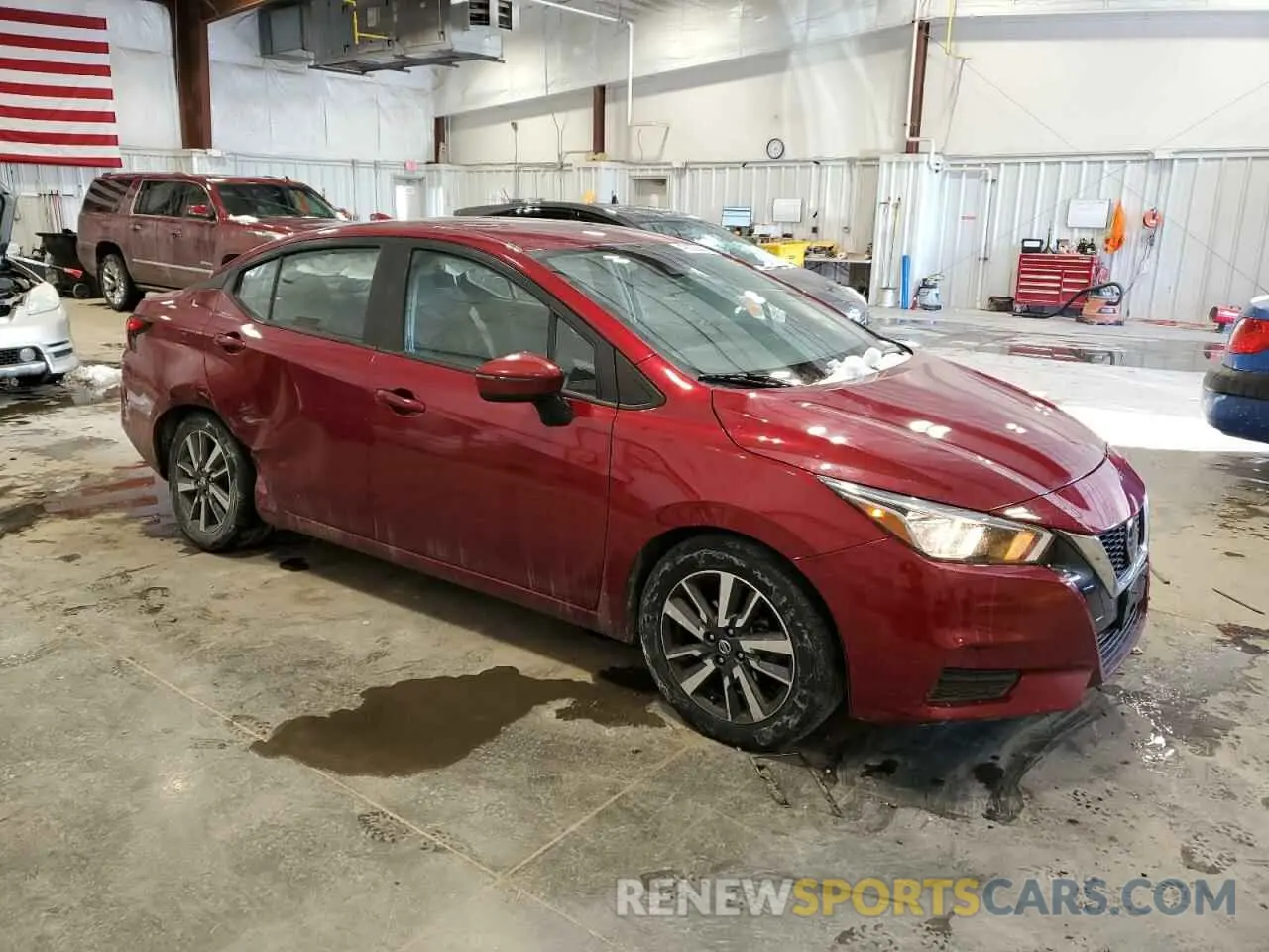 4 Photograph of a damaged car 3N1CN8EV3ML855756 NISSAN VERSA 2021