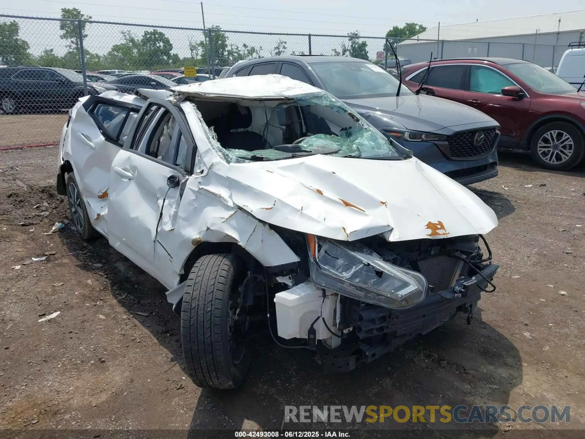 1 Photograph of a damaged car 3N1CN8EV3ML859466 NISSAN VERSA 2021