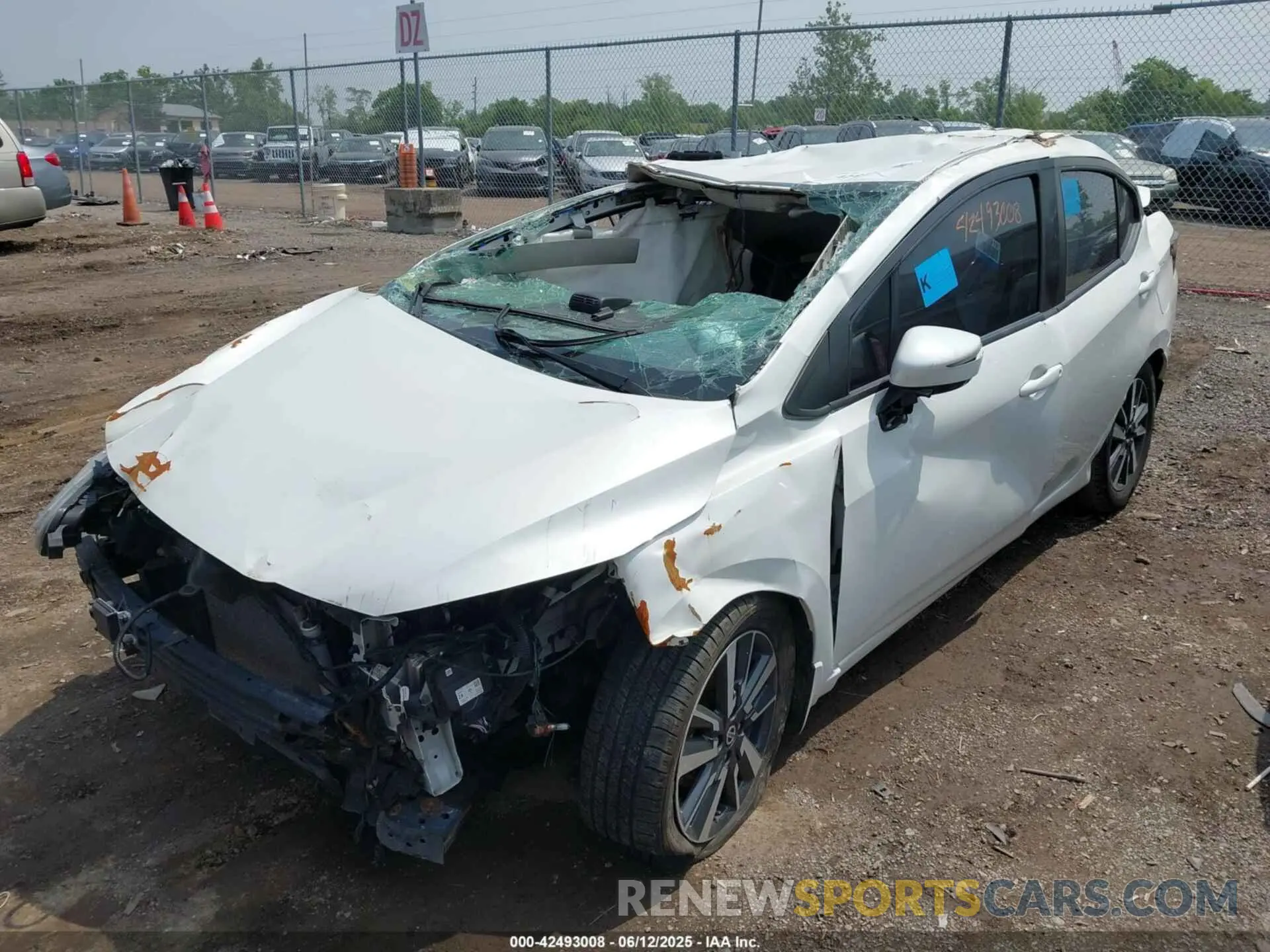 2 Photograph of a damaged car 3N1CN8EV3ML859466 NISSAN VERSA 2021