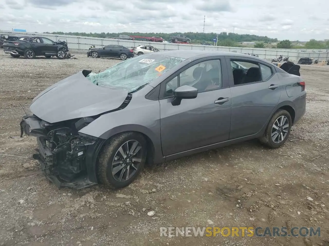 1 Photograph of a damaged car 3N1CN8EV3ML862240 NISSAN VERSA 2021