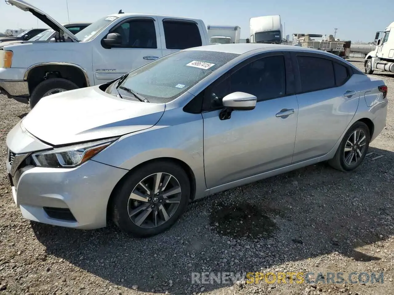 1 Photograph of a damaged car 3N1CN8EV3ML865395 NISSAN VERSA 2021