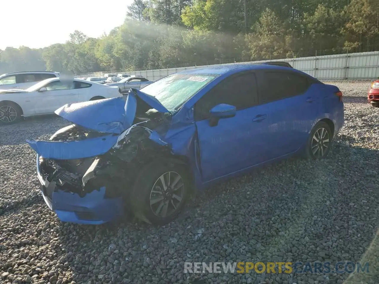 1 Photograph of a damaged car 3N1CN8EV3ML870175 NISSAN VERSA 2021