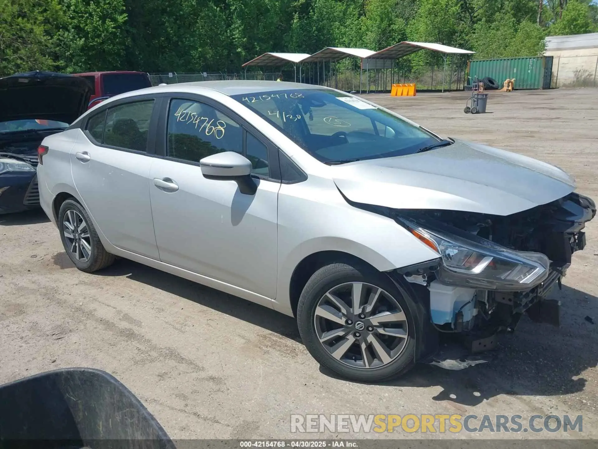 1 Photograph of a damaged car 3N1CN8EV3ML889650 NISSAN VERSA 2021
