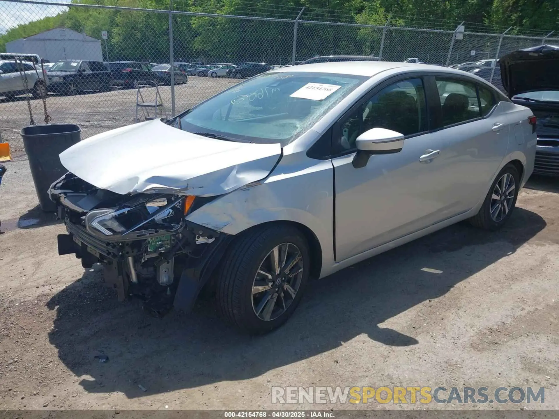 2 Photograph of a damaged car 3N1CN8EV3ML889650 NISSAN VERSA 2021