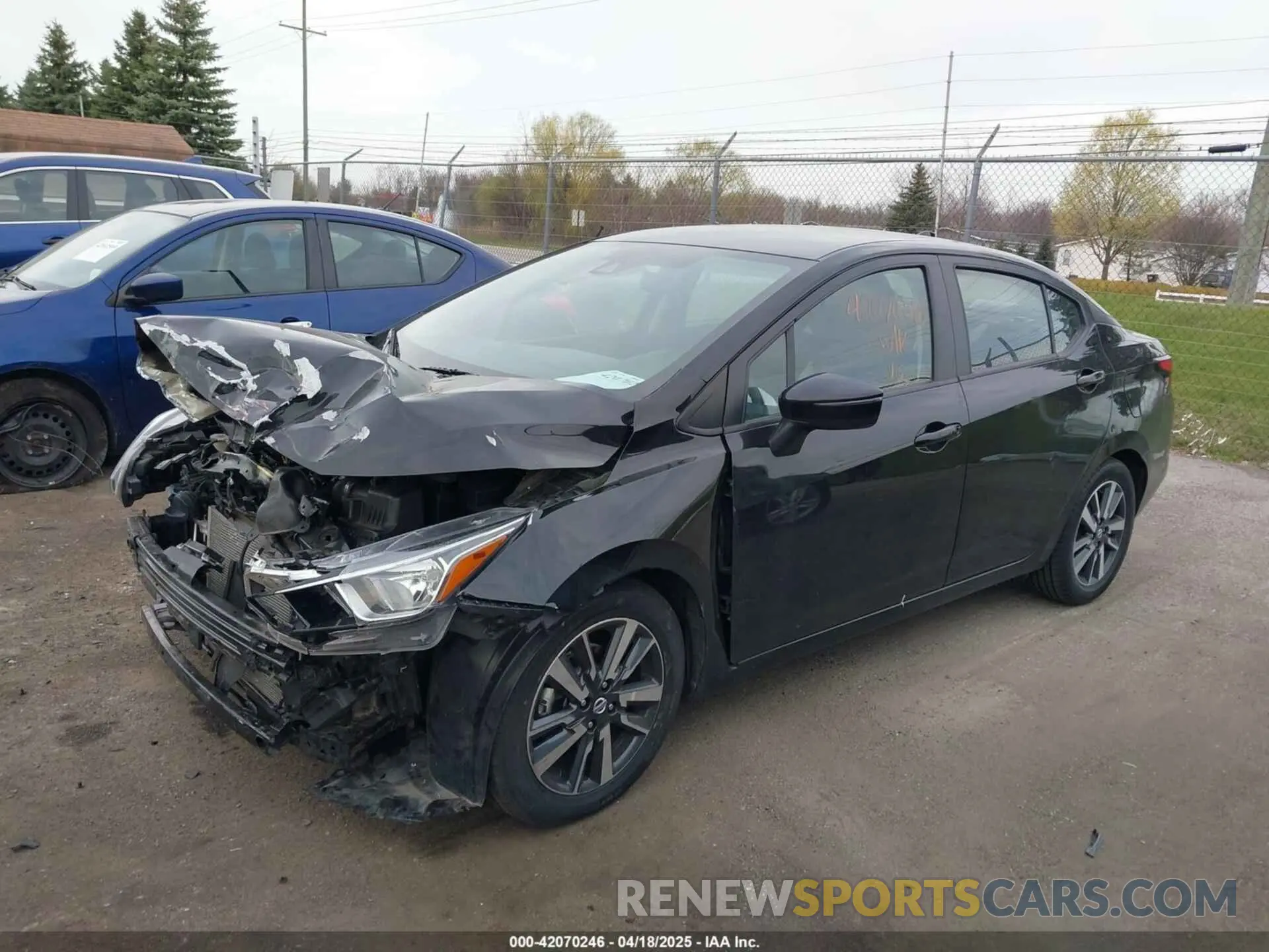 2 Photograph of a damaged car 3N1CN8EV3ML891043 NISSAN VERSA 2021