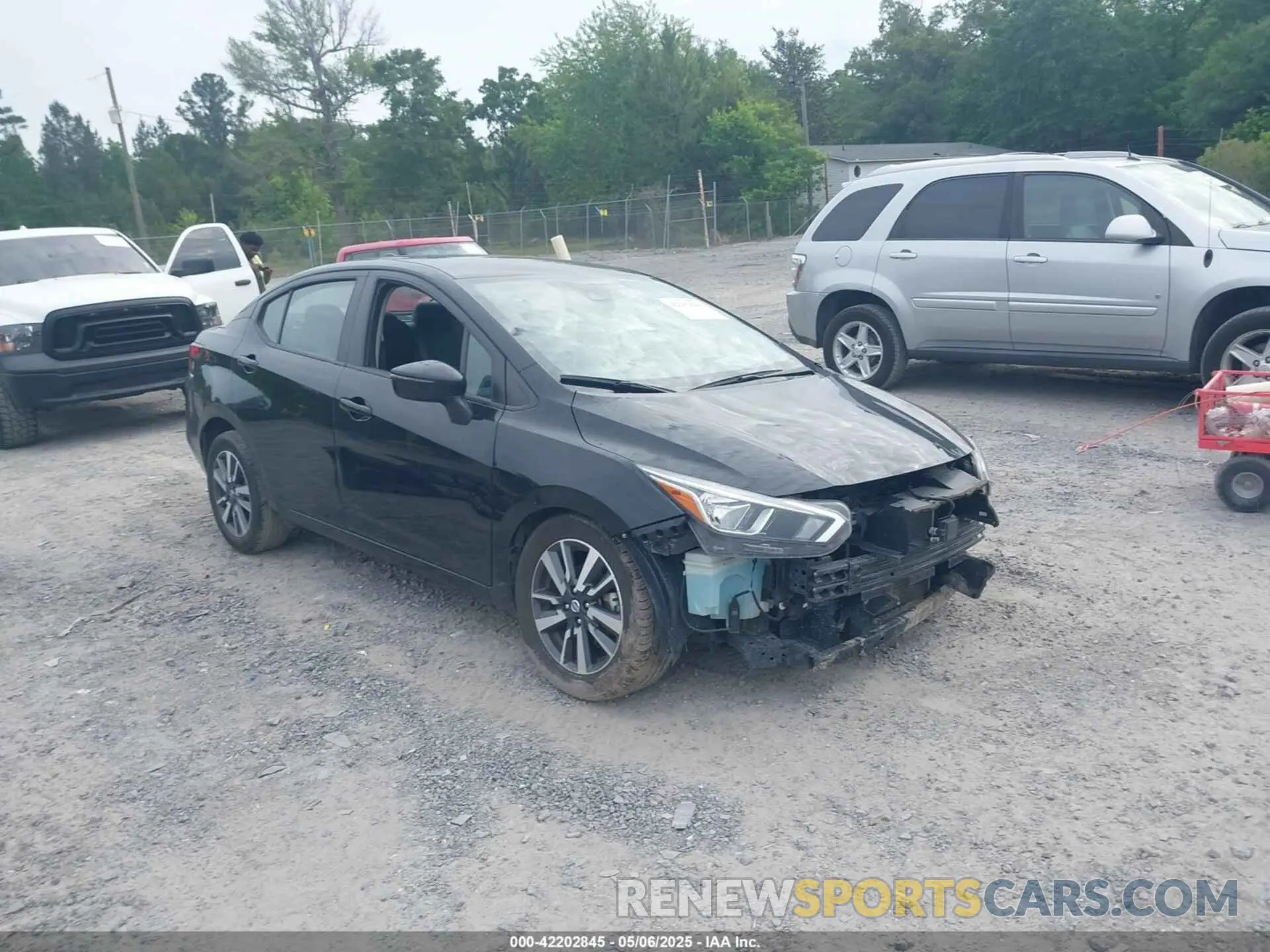 1 Photograph of a damaged car 3N1CN8EV3ML891172 NISSAN VERSA 2021