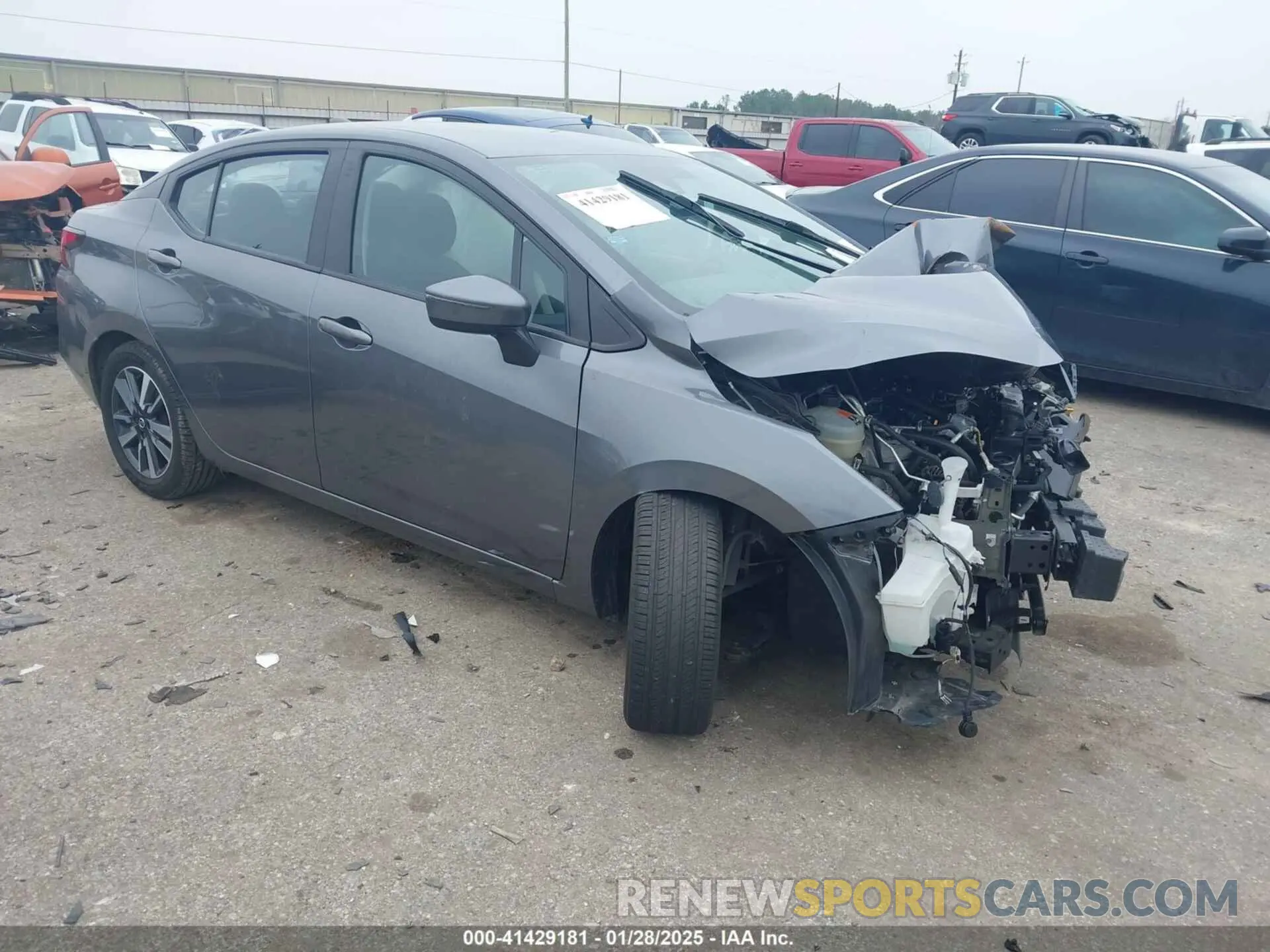 1 Photograph of a damaged car 3N1CN8EV3ML893214 NISSAN VERSA 2021