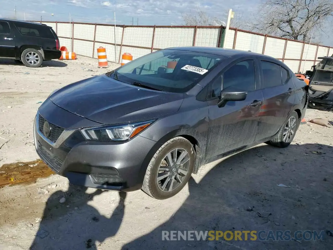 1 Photograph of a damaged car 3N1CN8EV3ML895481 NISSAN VERSA 2021