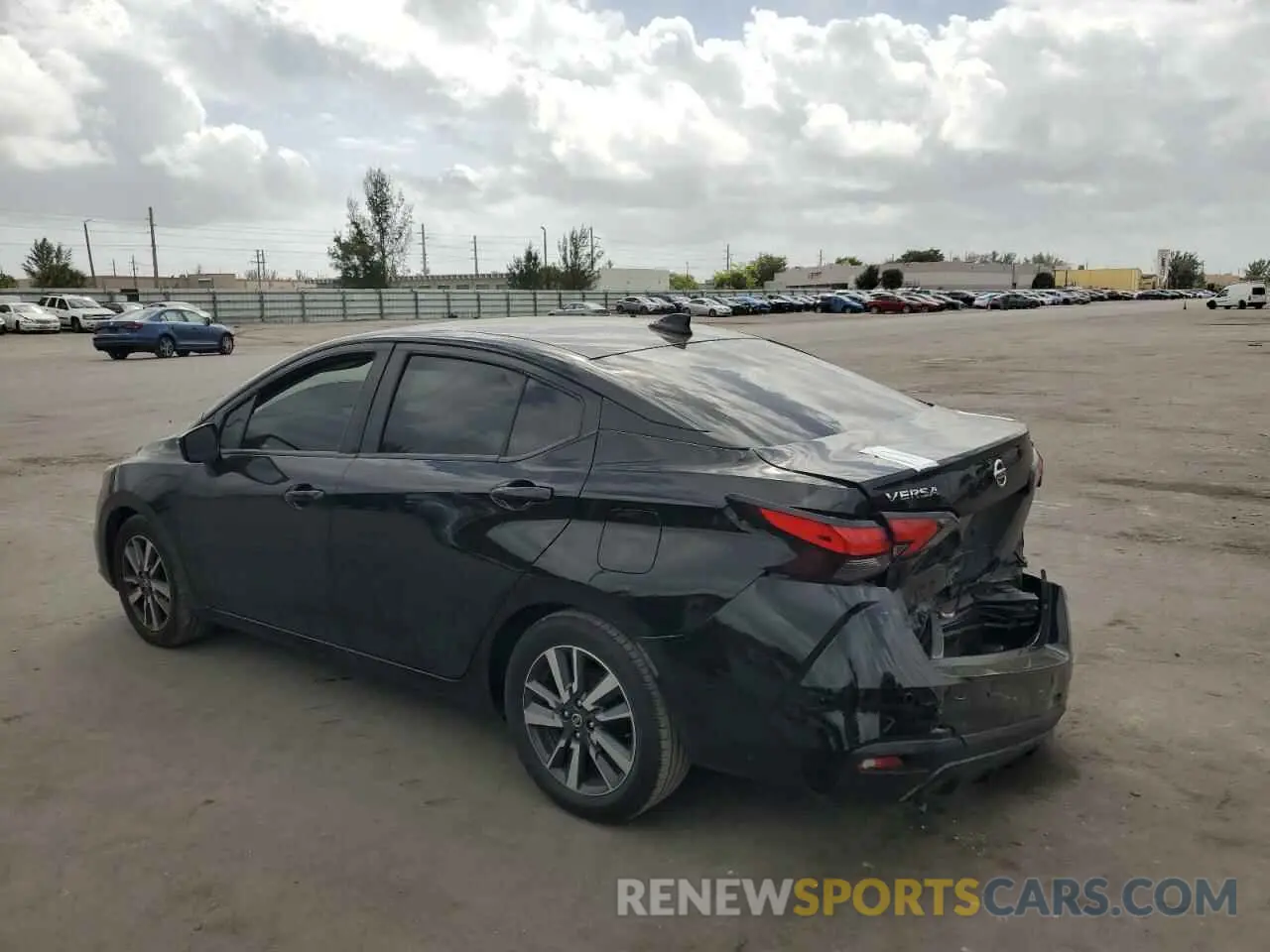 2 Photograph of a damaged car 3N1CN8EV3ML913865 NISSAN VERSA 2021