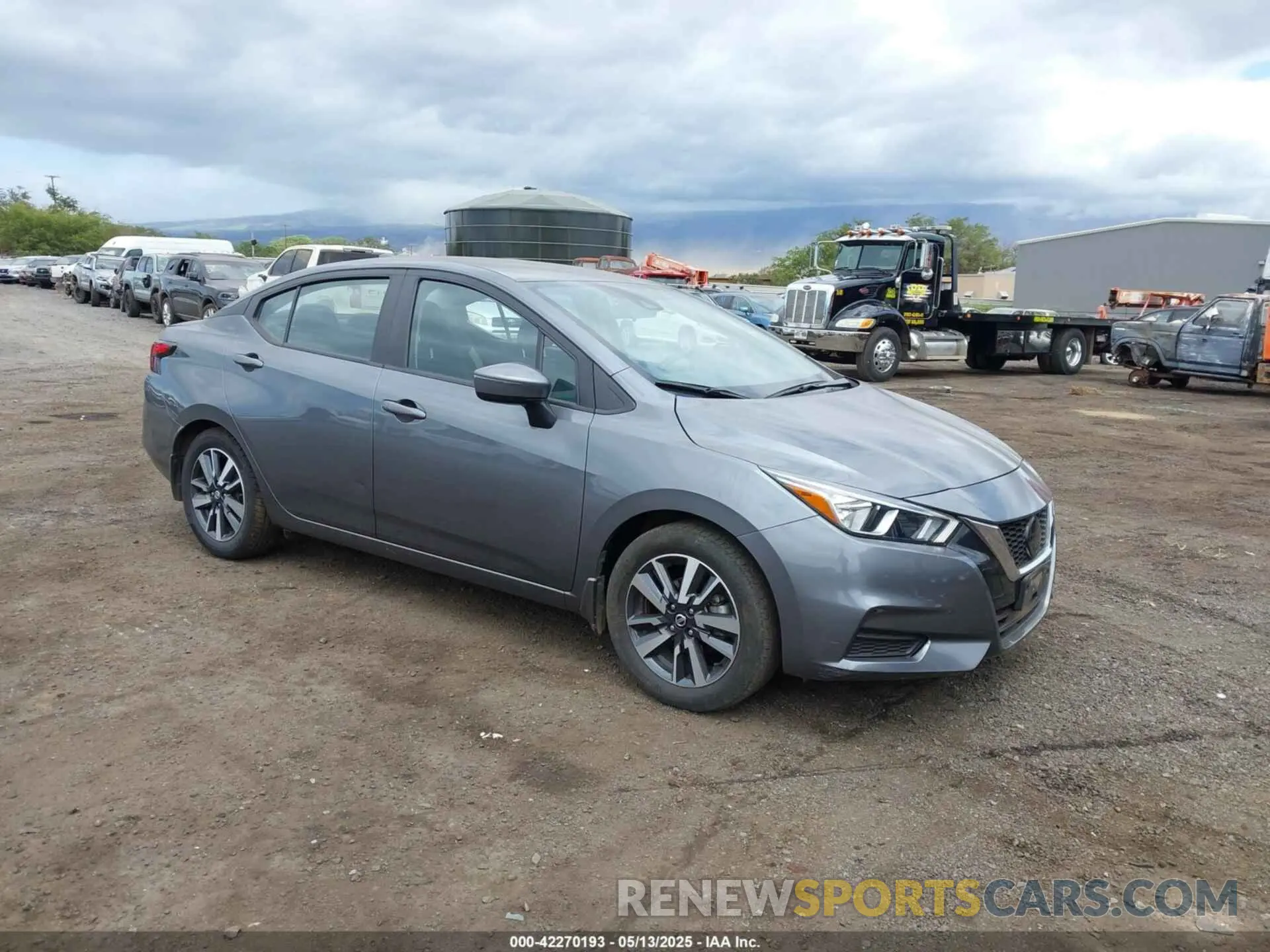 1 Photograph of a damaged car 3N1CN8EV3ML923991 NISSAN VERSA 2021