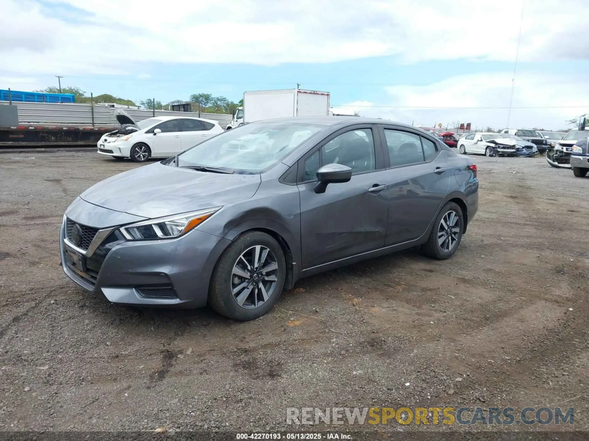 2 Photograph of a damaged car 3N1CN8EV3ML923991 NISSAN VERSA 2021
