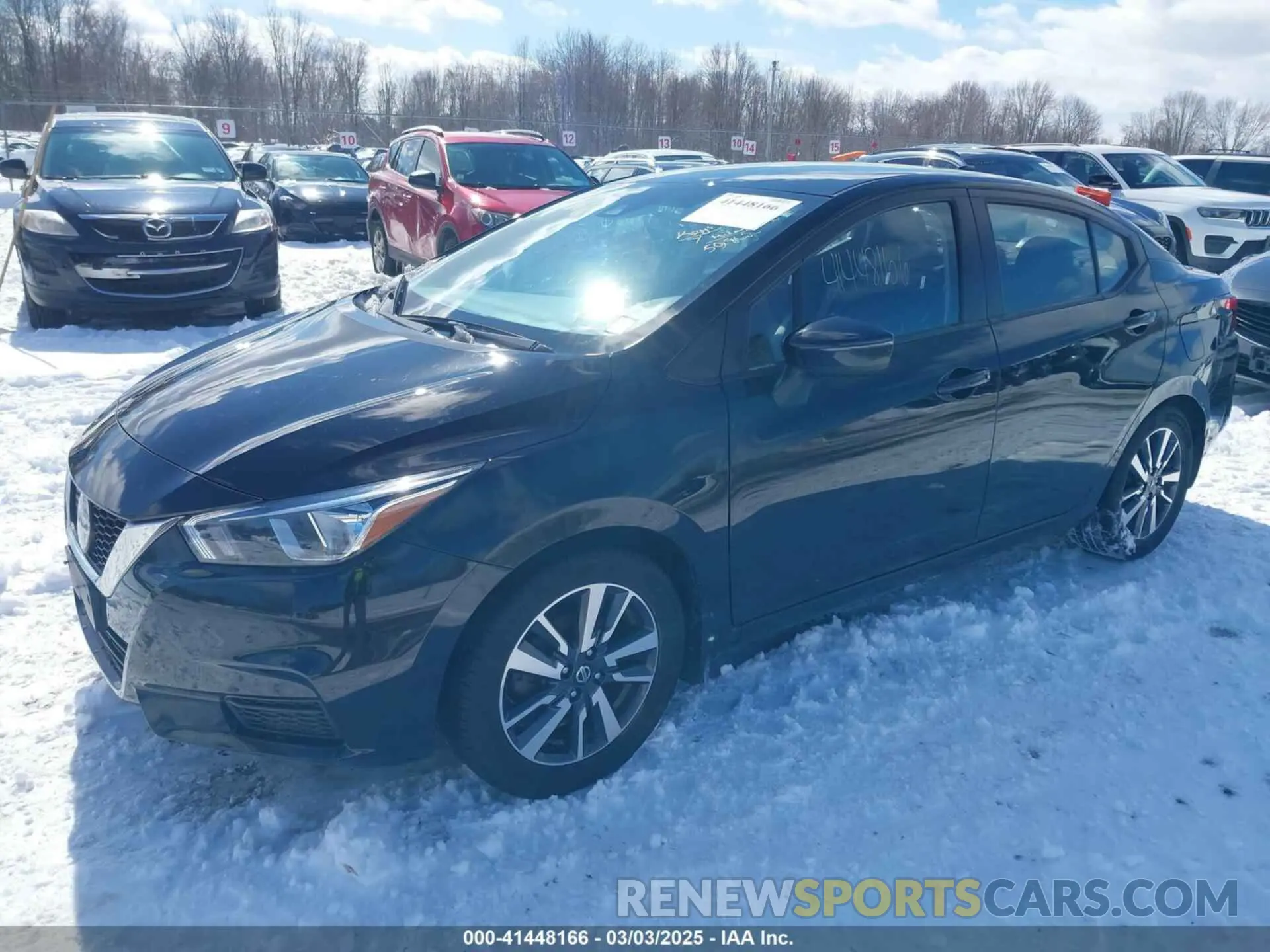 2 Photograph of a damaged car 3N1CN8EV3ML925224 NISSAN VERSA 2021