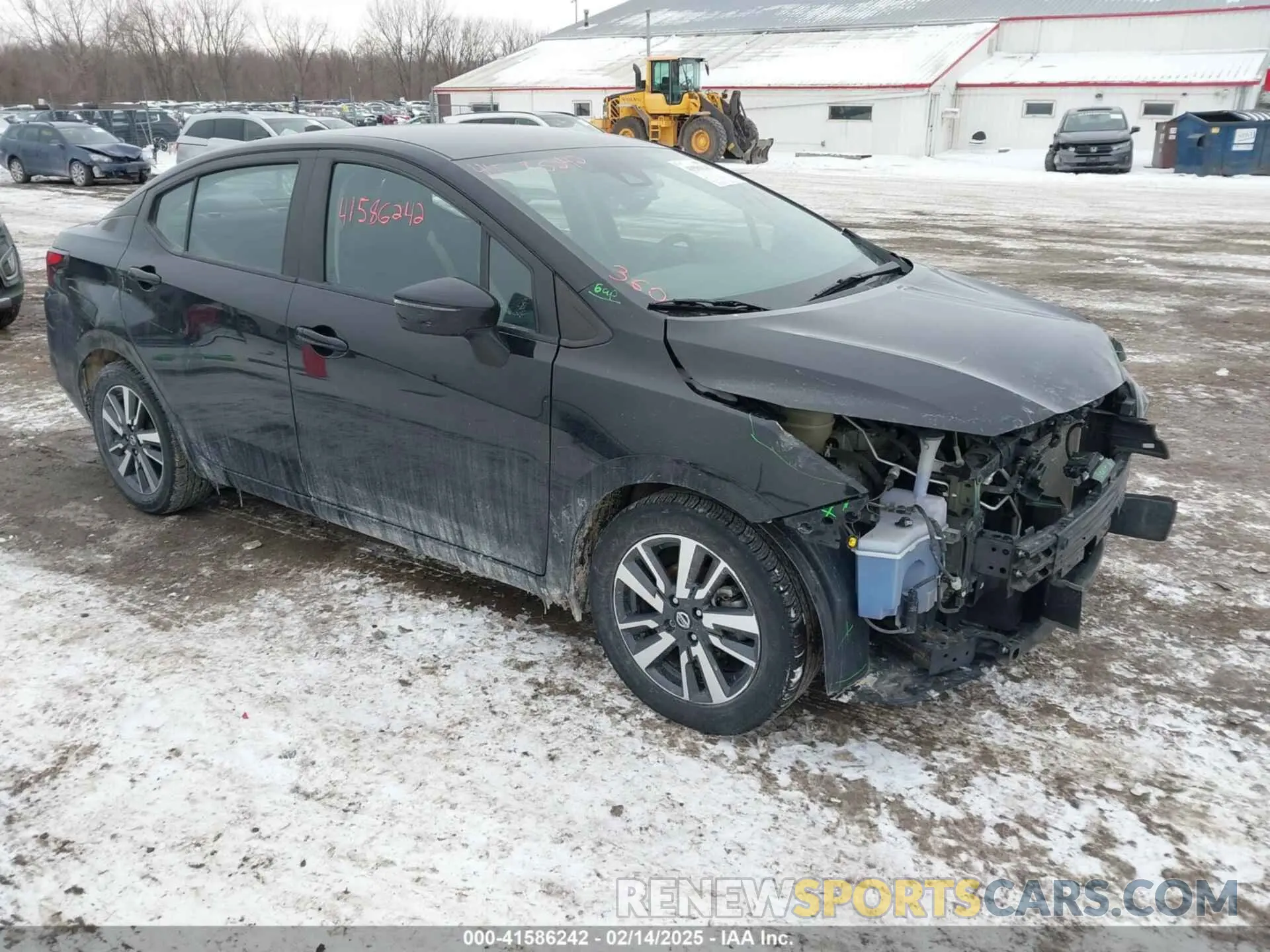 1 Photograph of a damaged car 3N1CN8EV4ML821650 NISSAN VERSA 2021
