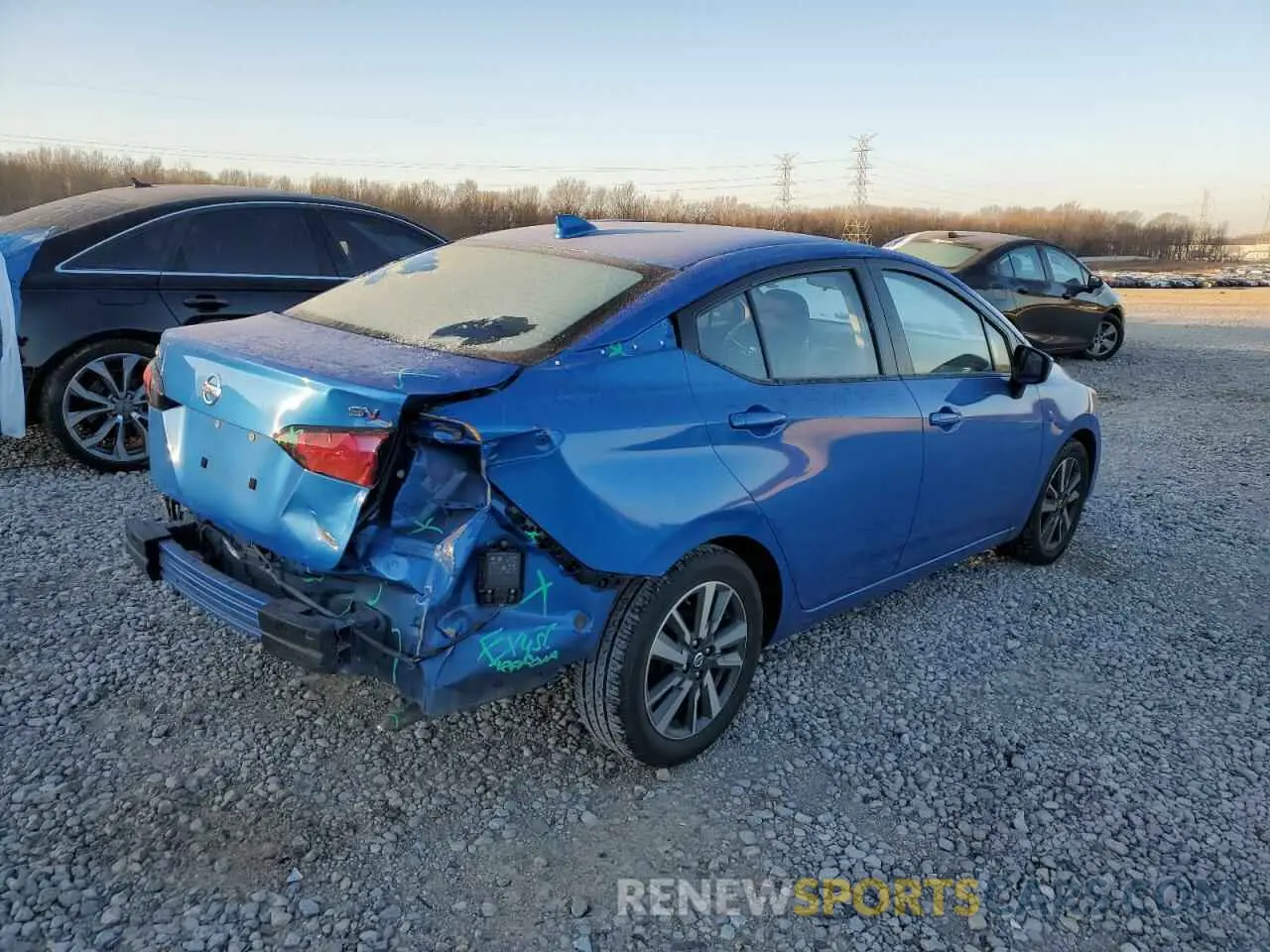 3 Photograph of a damaged car 3N1CN8EV4ML832230 NISSAN VERSA 2021