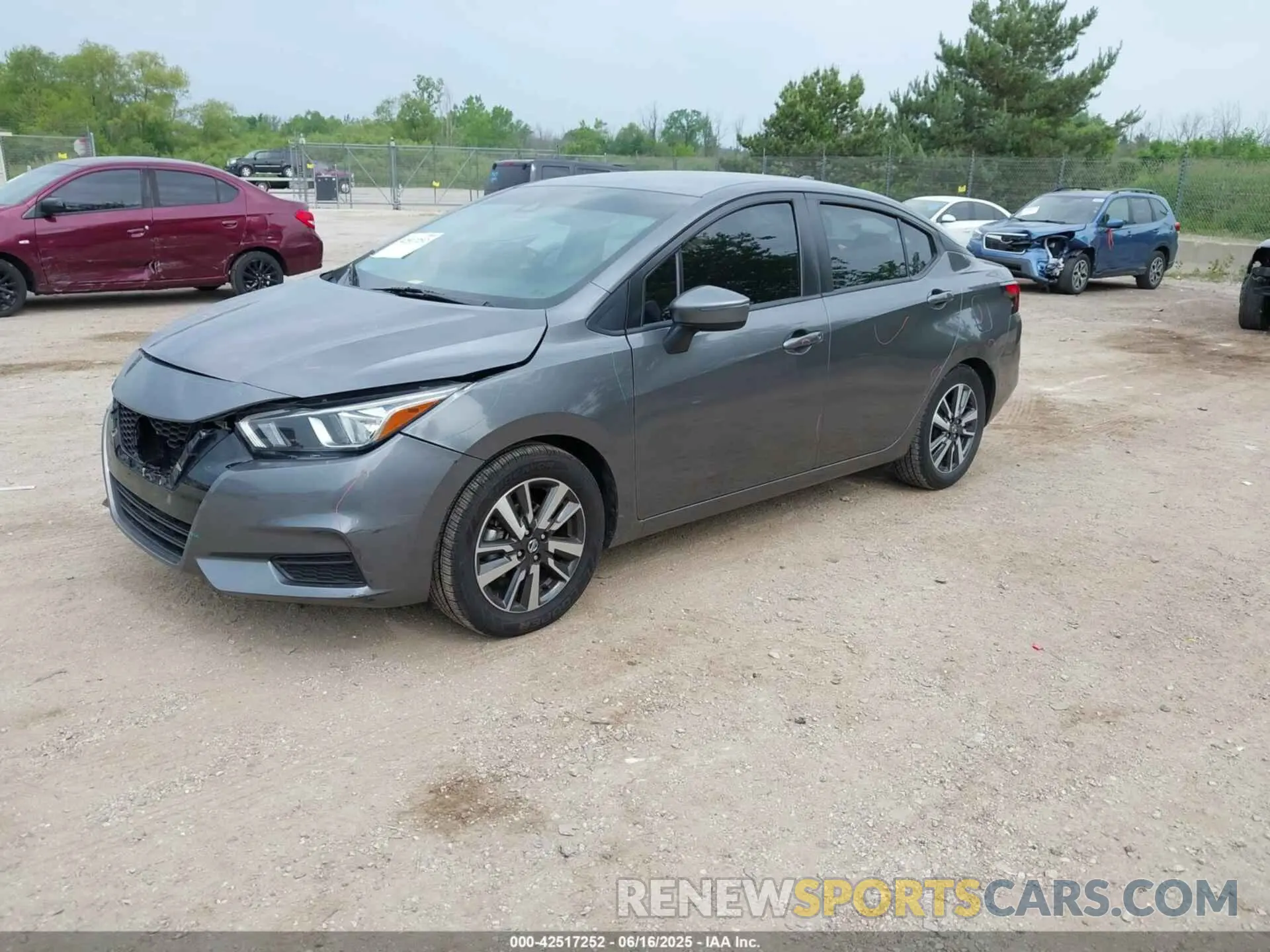 2 Photograph of a damaged car 3N1CN8EV4ML839551 NISSAN VERSA 2021