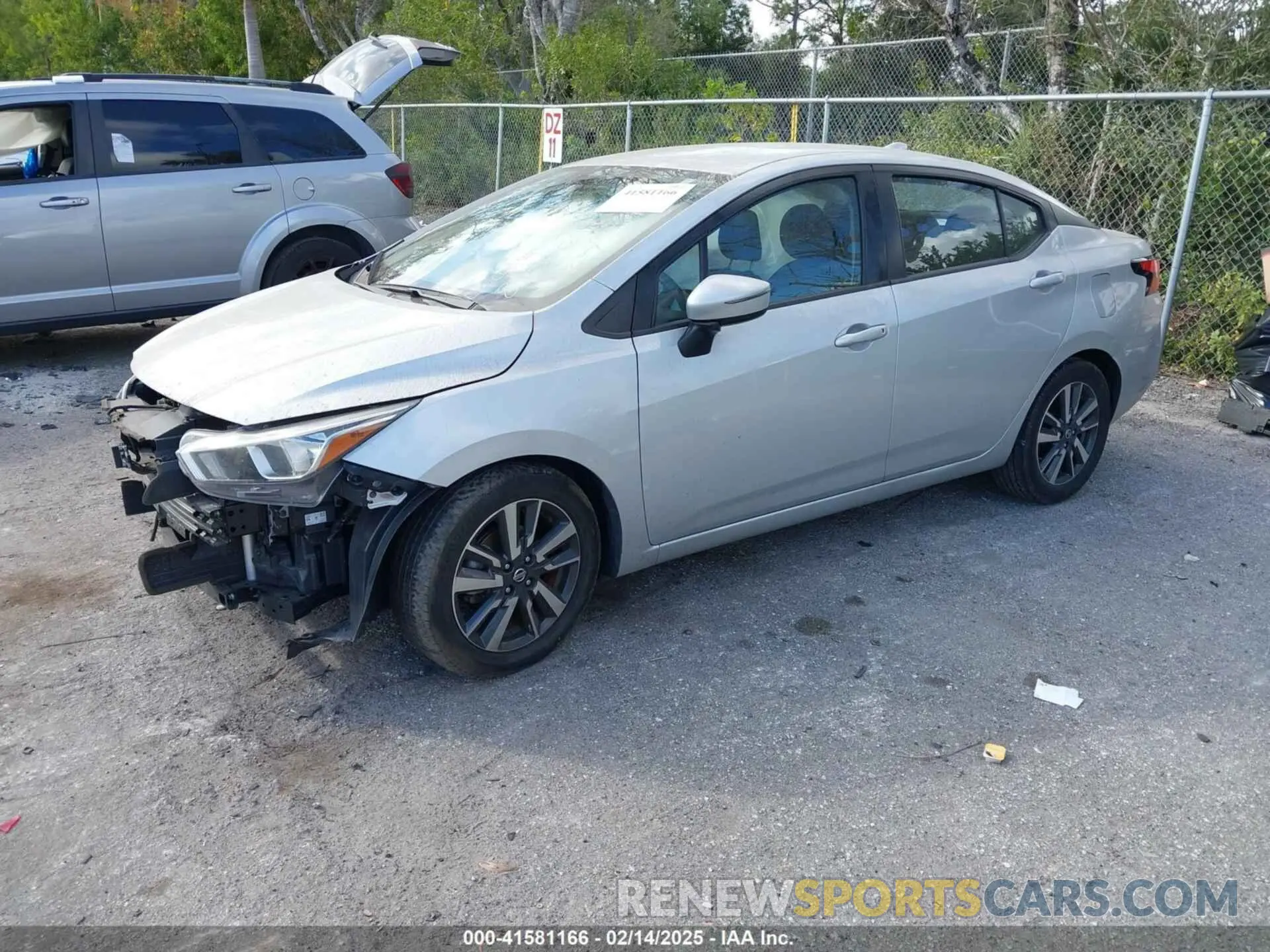 2 Photograph of a damaged car 3N1CN8EV4ML845009 NISSAN VERSA 2021