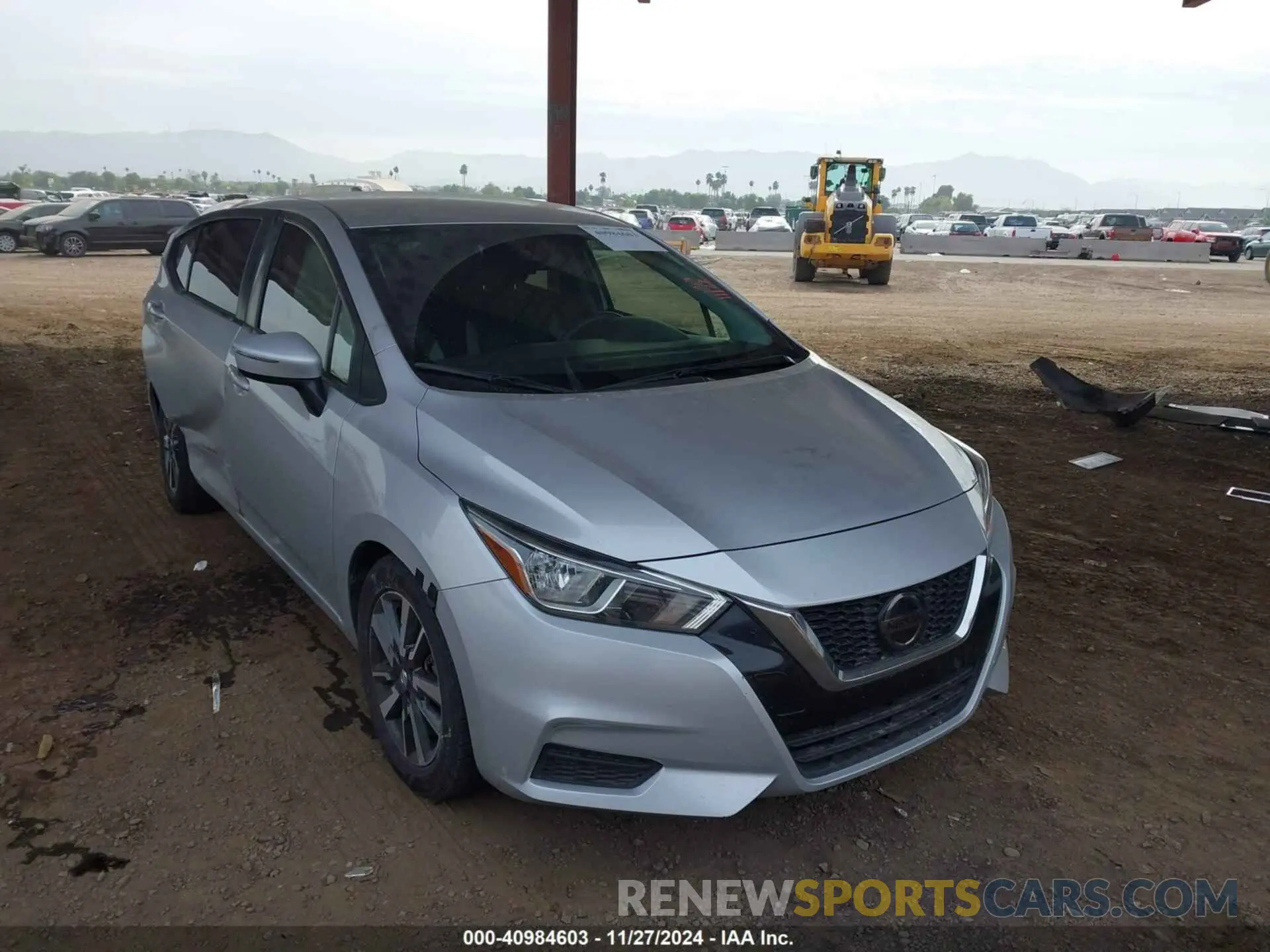 1 Photograph of a damaged car 3N1CN8EV4ML846404 NISSAN VERSA 2021