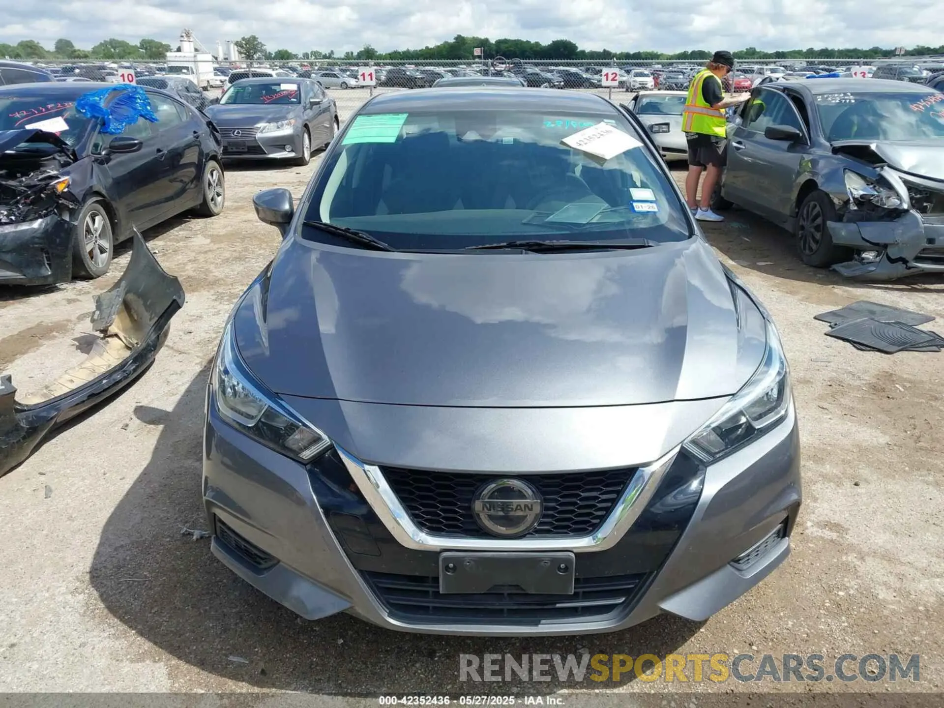 12 Photograph of a damaged car 3N1CN8EV4ML852591 NISSAN VERSA 2021