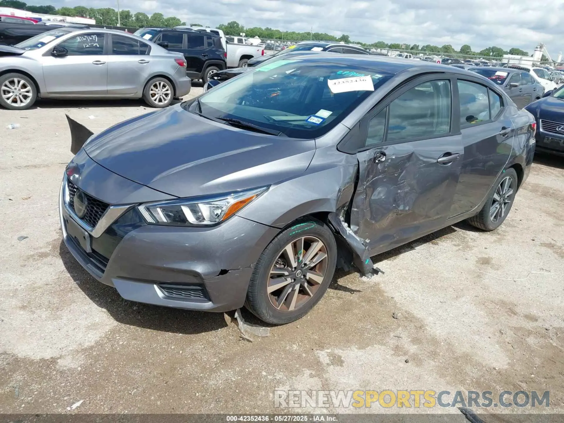 2 Photograph of a damaged car 3N1CN8EV4ML852591 NISSAN VERSA 2021