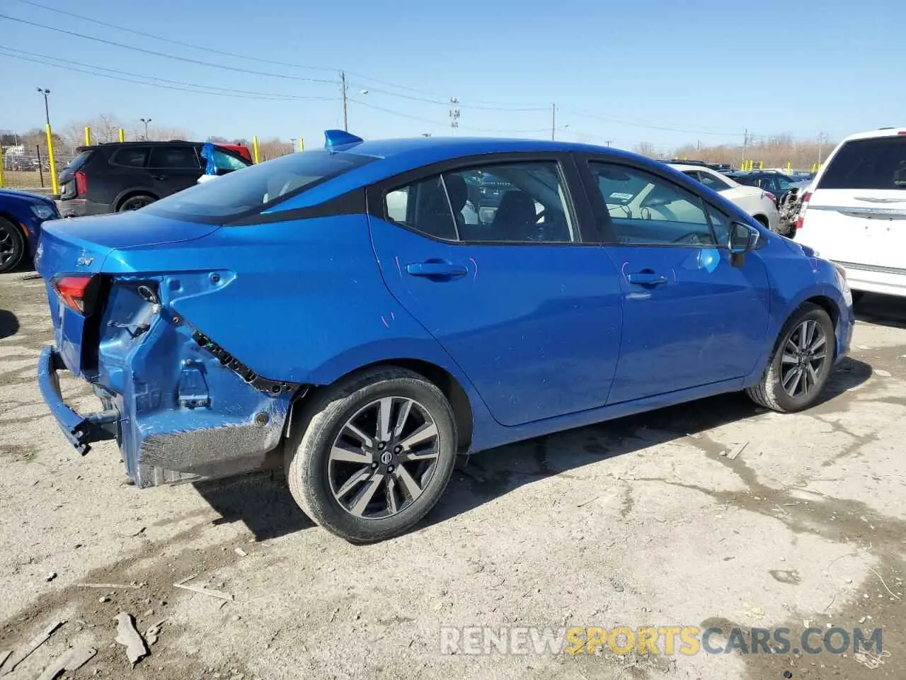 3 Photograph of a damaged car 3N1CN8EV4ML866118 NISSAN VERSA 2021