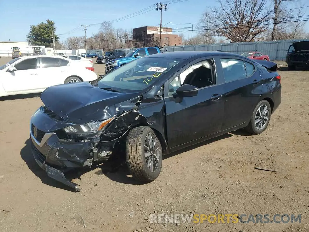 1 Photograph of a damaged car 3N1CN8EV4ML868192 NISSAN VERSA 2021