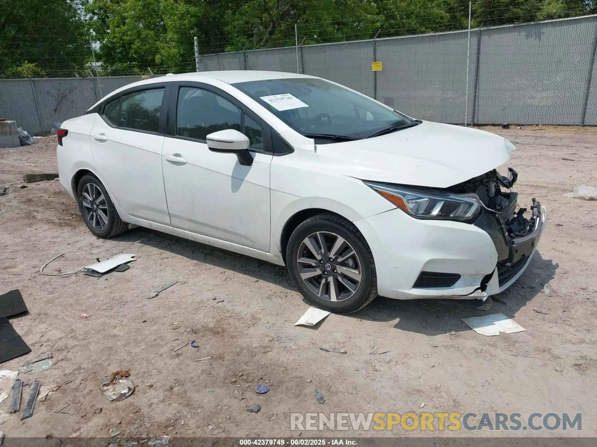 1 Photograph of a damaged car 3N1CN8EV4ML869603 NISSAN VERSA 2021