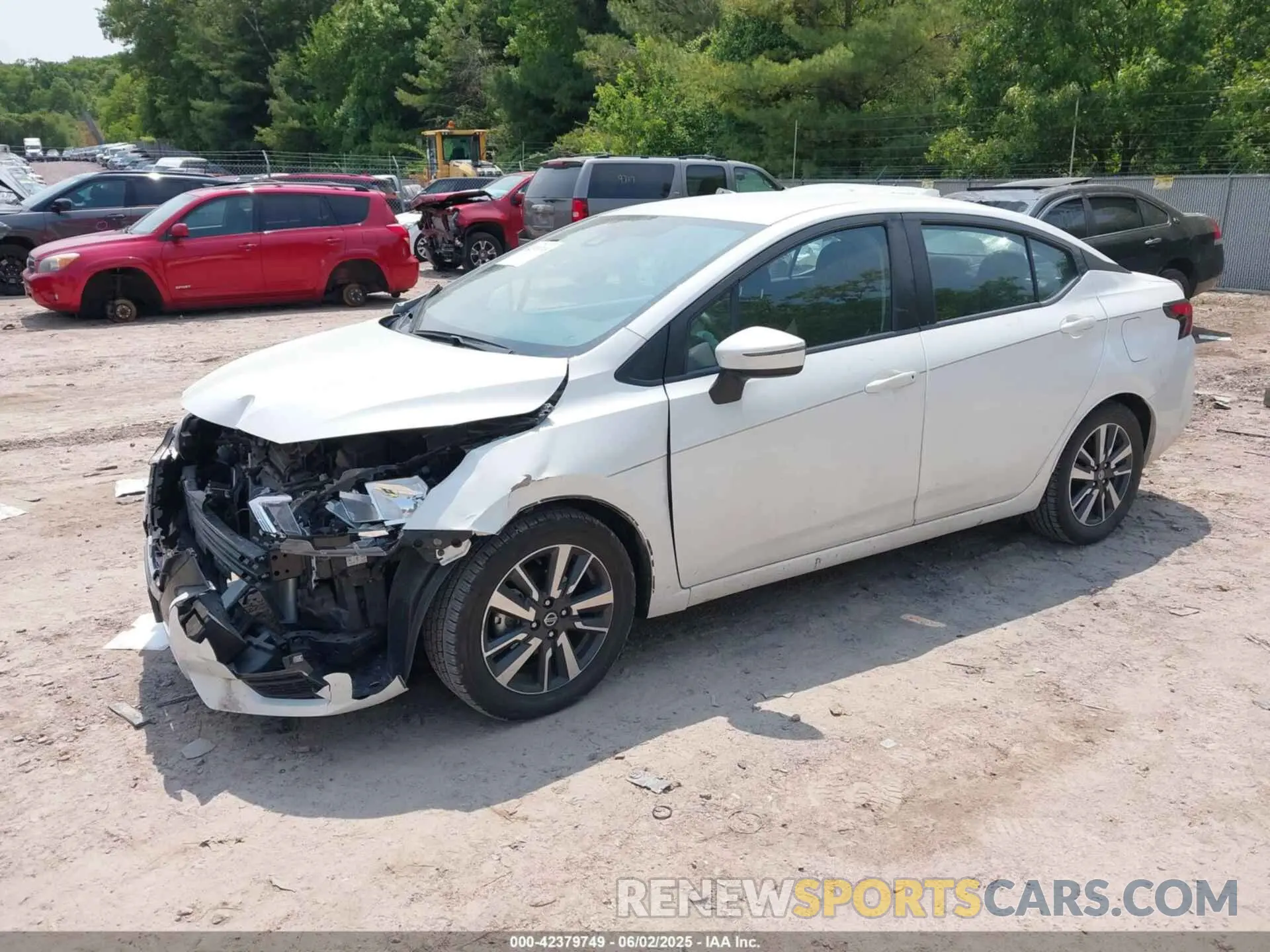2 Photograph of a damaged car 3N1CN8EV4ML869603 NISSAN VERSA 2021