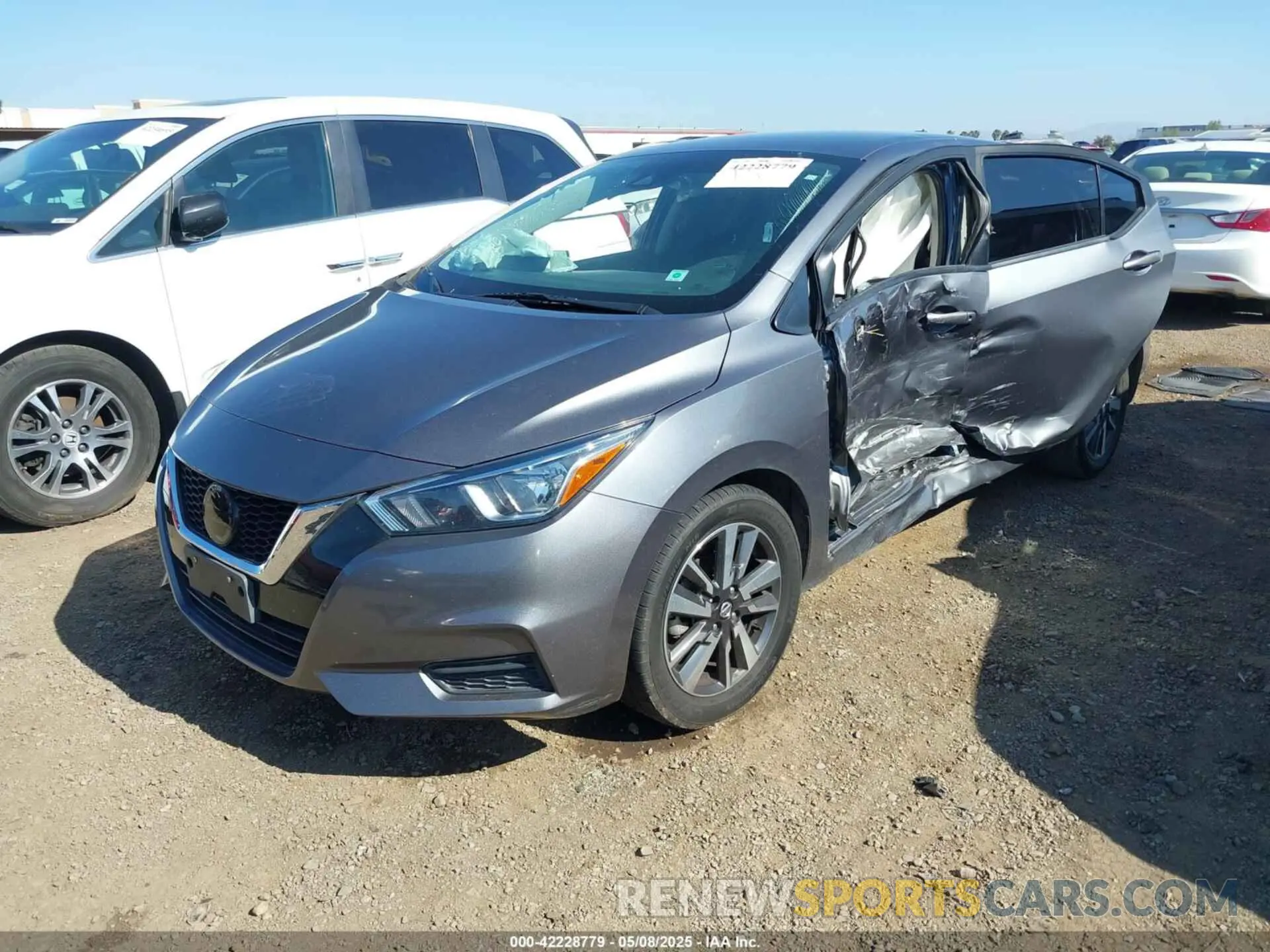 2 Photograph of a damaged car 3N1CN8EV4ML884313 NISSAN VERSA 2021