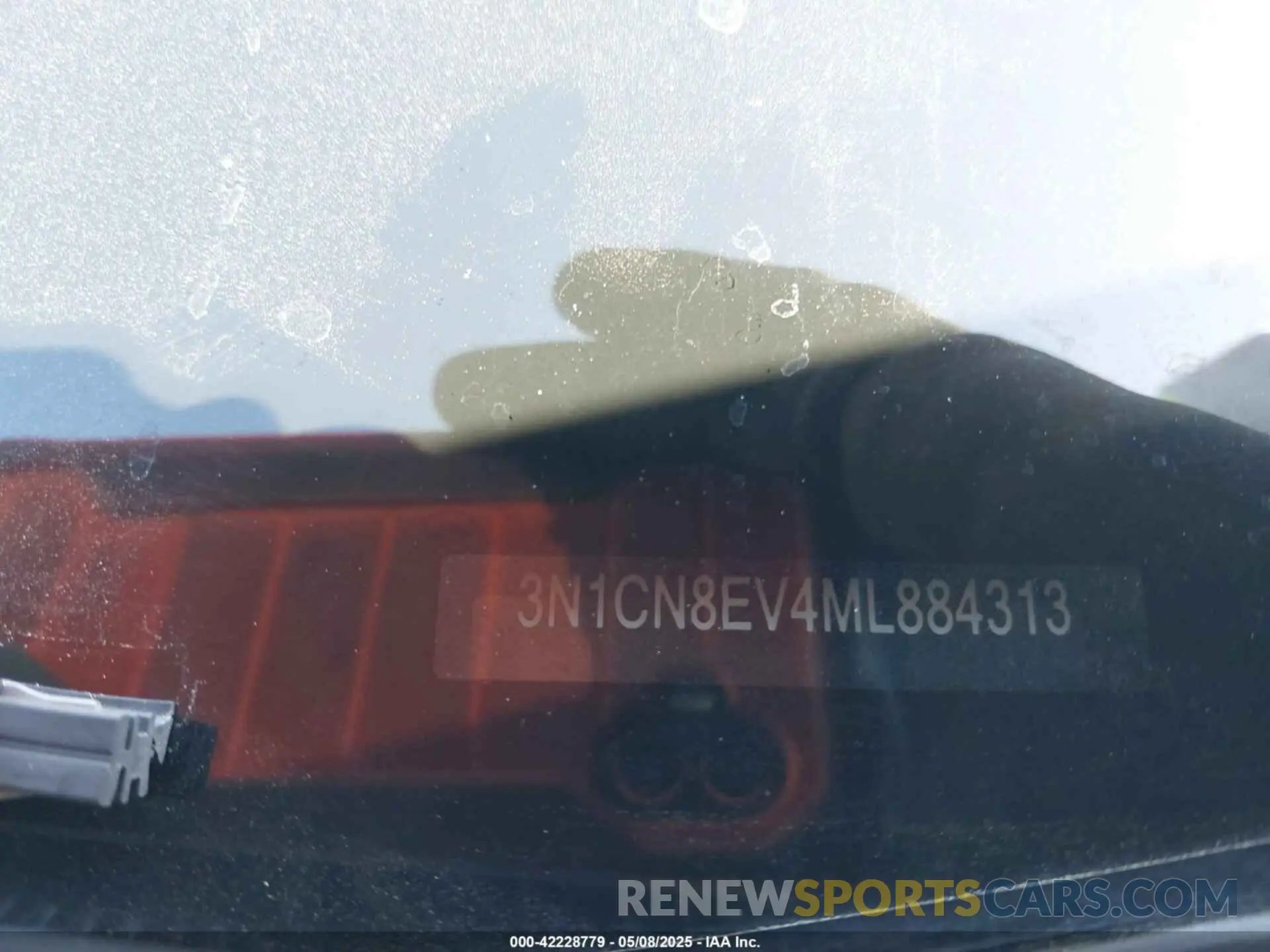 9 Photograph of a damaged car 3N1CN8EV4ML884313 NISSAN VERSA 2021