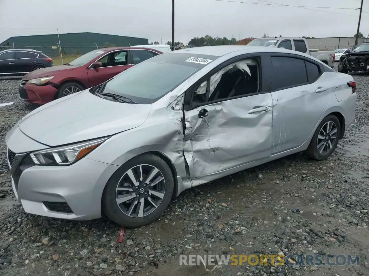 1 Photograph of a damaged car 3N1CN8EV4ML917942 NISSAN VERSA 2021