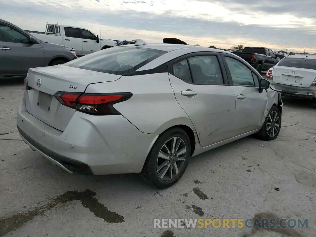 3 Photograph of a damaged car 3N1CN8EV5ML839705 NISSAN VERSA 2021