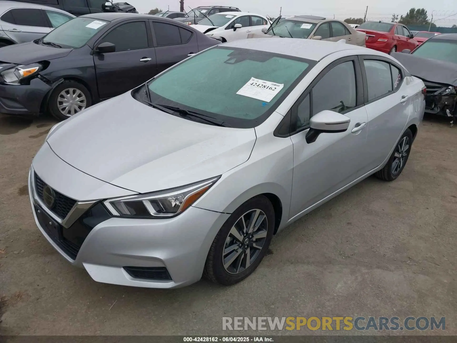 2 Photograph of a damaged car 3N1CN8EV5ML841146 NISSAN VERSA 2021