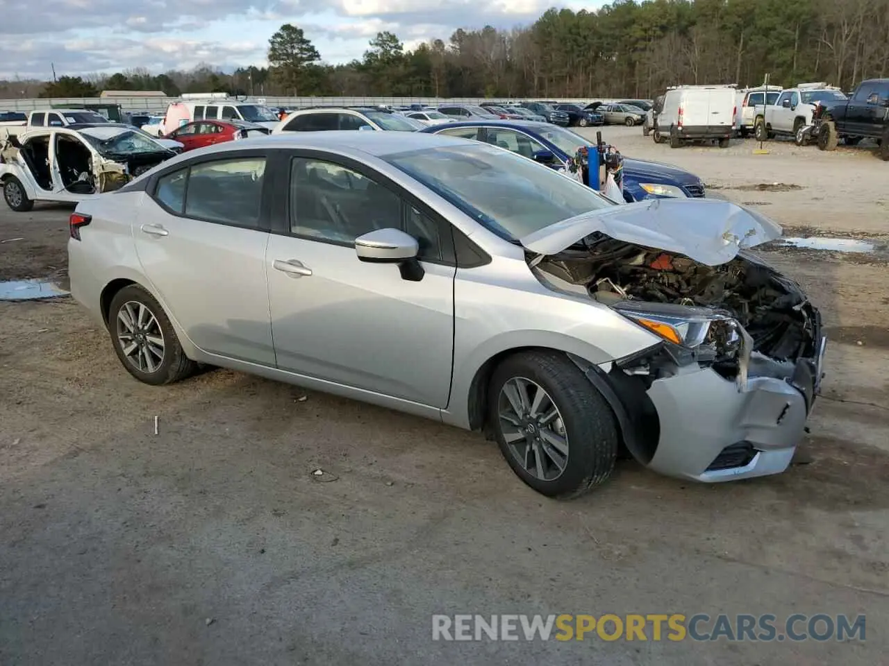 4 Photograph of a damaged car 3N1CN8EV5ML843107 NISSAN VERSA 2021