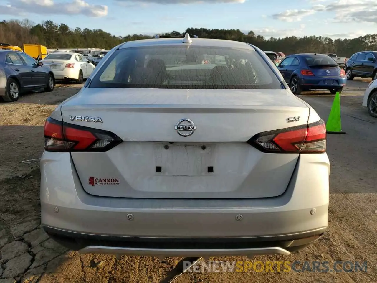 6 Photograph of a damaged car 3N1CN8EV5ML843107 NISSAN VERSA 2021