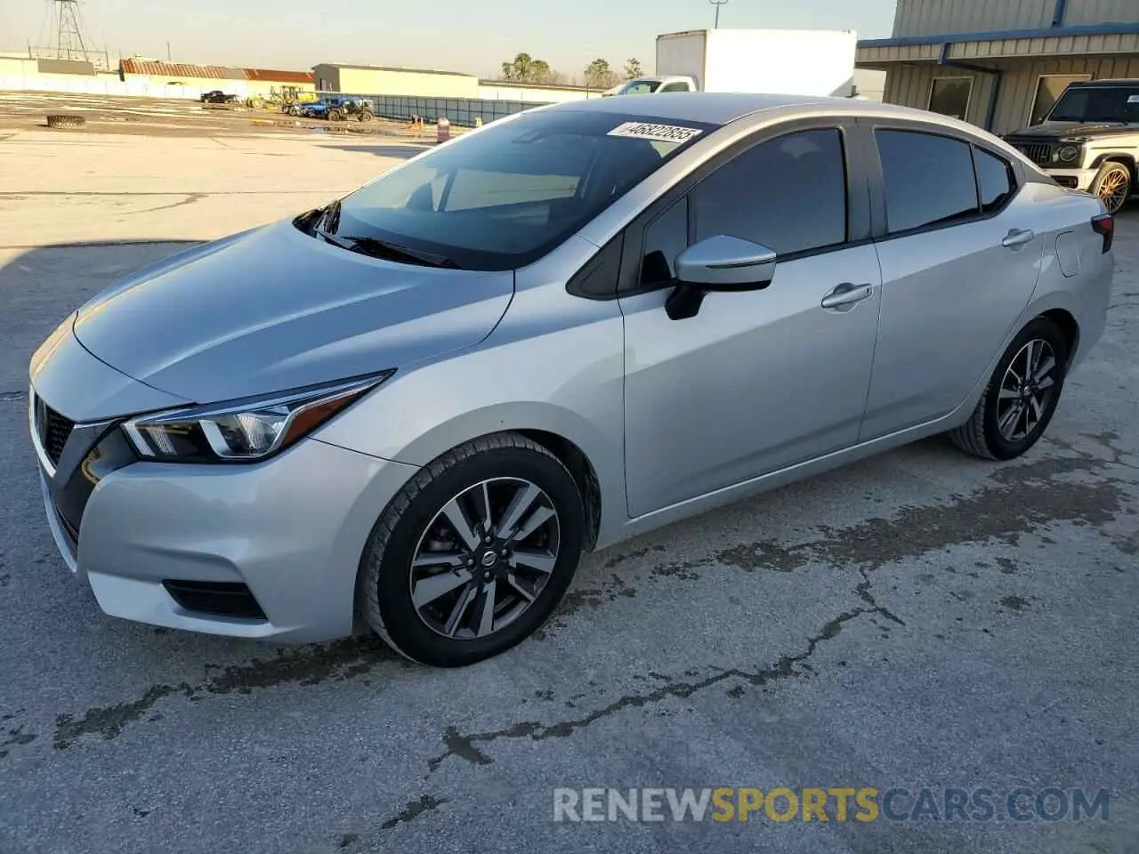 1 Photograph of a damaged car 3N1CN8EV5ML848470 NISSAN VERSA 2021