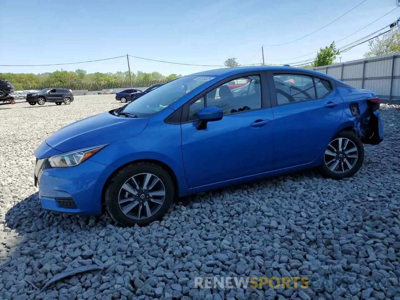 1 Photograph of a damaged car 3N1CN8EV5ML885356 NISSAN VERSA 2021