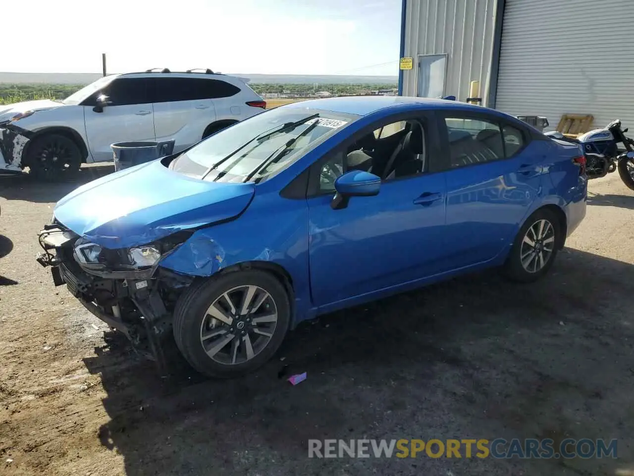 1 Photograph of a damaged car 3N1CN8EV5ML896213 NISSAN VERSA 2021