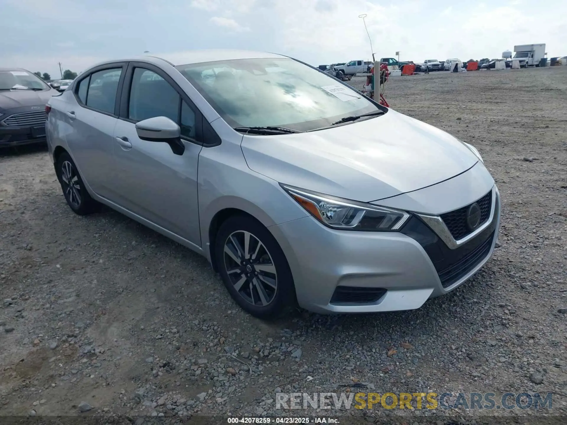 1 Photograph of a damaged car 3N1CN8EV6ML824954 NISSAN VERSA 2021