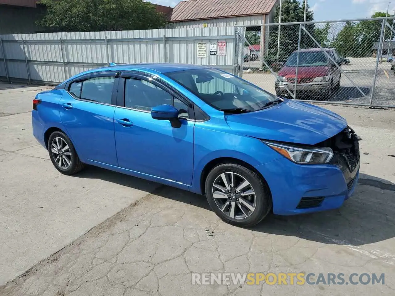 4 Photograph of a damaged car 3N1CN8EV6ML825750 NISSAN VERSA 2021