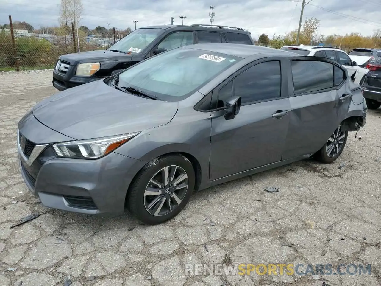 1 Photograph of a damaged car 3N1CN8EV6ML835632 NISSAN VERSA 2021