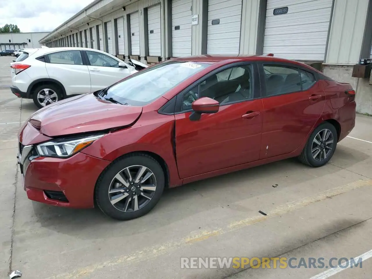 1 Photograph of a damaged car 3N1CN8EV6ML840054 NISSAN VERSA 2021